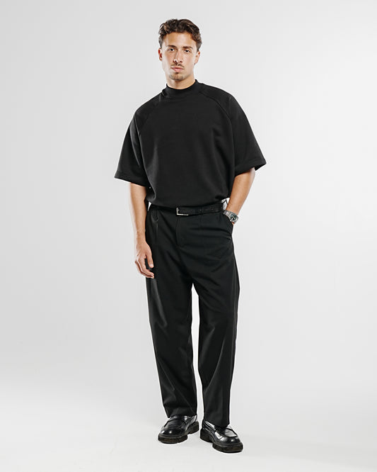 Men's Black Signature Oversized Tee