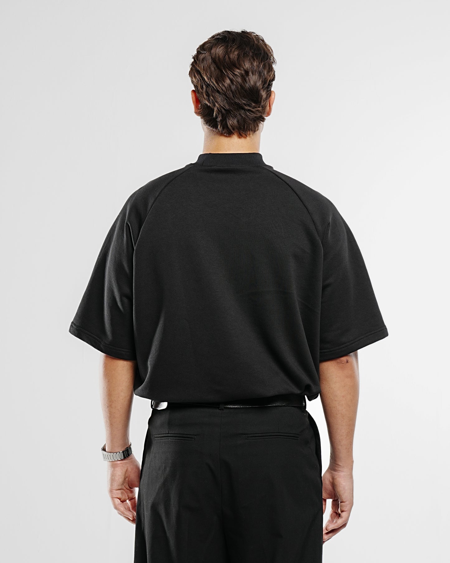 Men's Black Signature Oversized Tee