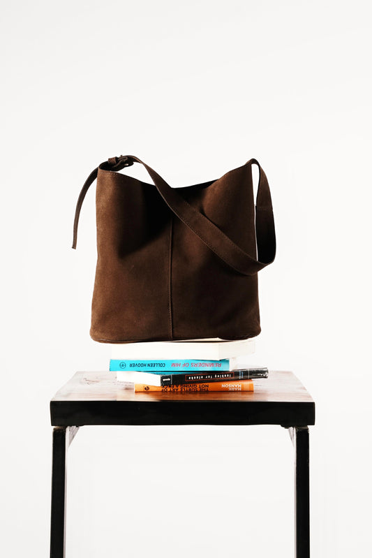 Cocoa Suede Bag